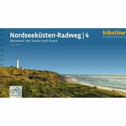 Radwanderführer Und Mountainbikeführer^NORDSEEKÜSTEN-RADWEG. 1:75000 TEIL 4 - Radwanderführer