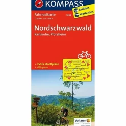 Outlet NÖRDLICHER SCHWARZWALD - KARLSRUHE - PFORZHEIM - Fahrradkarte Fahrradkarten|Fahrradkarten