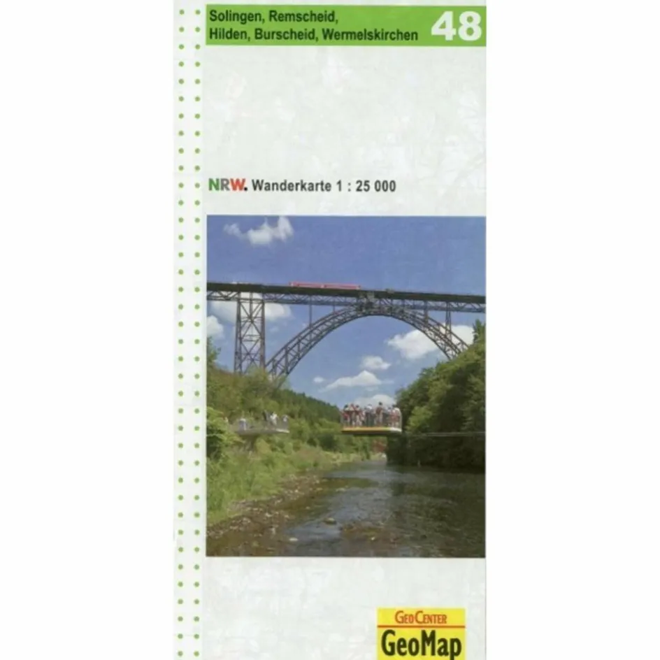 Wanderkarten Und Winterkarten|Wanderkarten Und Winterkarten^NRW WANDERKARTE 48 SOLINGEN, REMSCHEID - Wanderkarte