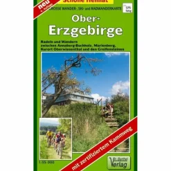 Fahrradkarten|Wanderkarten Und Winterkarten^OBERERZGEBIRGE 1 : 35 000. RADWANDER- UND WANDERKARTE - Wanderkarte