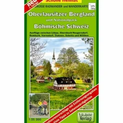 Fahrradkarten|Wanderkarten Und Winterkarten^OBERLAUSITZER BERGLAND UND NATIONALPARK - Wanderkarte