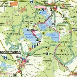 OBERLAUSITZER HEIDE- U. TEICHLAND. BL 22 - Wanderkarte Wanderkarten Und Winterkarten|Wanderkarten Und Winterkarten