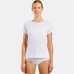 Damen Odlo Funktionsunterwäsche^BL TOP CREW NECK S/S ACTIVE LIGHT Damen - Funktionsshirt