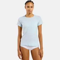Damen Odlo Funktionsunterwäsche^BL TOP CREW NECK S/S ACTIVE LIGHT Damen - Funktionsshirt