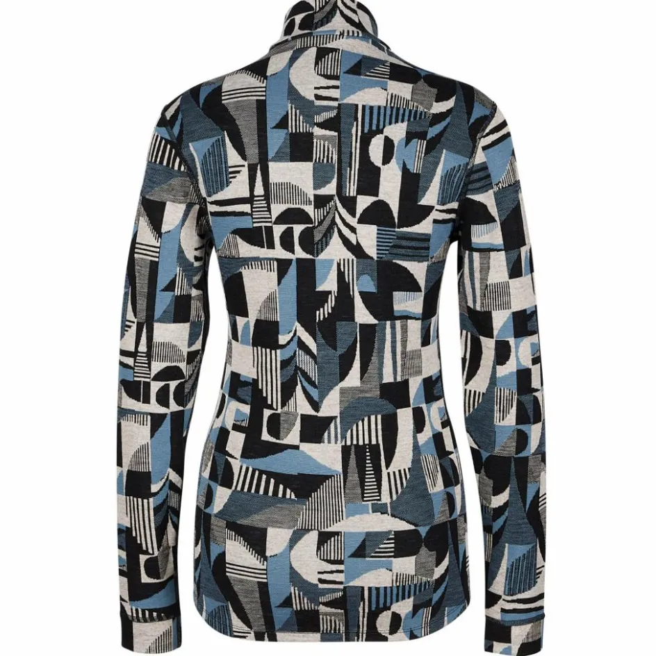 Clearance MERINO HERITAGE BL TOP TURTLE NECK L/S HALF ZIP Damen - Funktionsunterwäsche Damen Funktionsunterwäsche