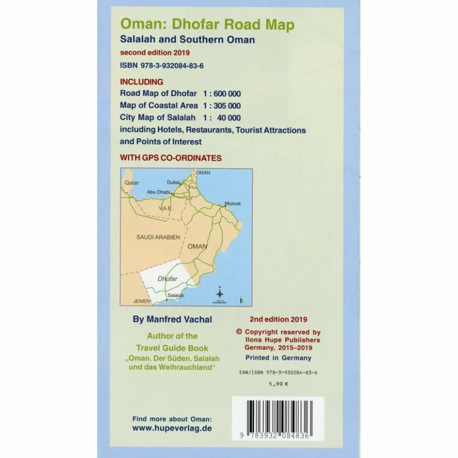New OMAN: DHOFAR ROAD MAP - Straßenkarte Straßenkarten|Straßenkarten