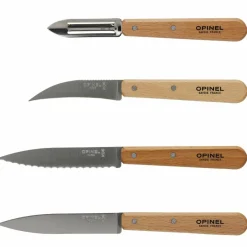 New LES ESSENTIELS KÜCHENMESSER-SET, 4-TEILIG - Küchenmesser Feststehende Messer|Campingtöpfe Und Campinggeschirr