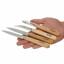 New LES ESSENTIELS KÜCHENMESSER-SET, 4-TEILIG - Küchenmesser Feststehende Messer|Campingtöpfe Und Campinggeschirr