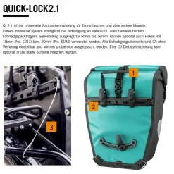 Ortlieb Fahrradtaschen Und Fahrradrucksäcke|Fahrradtaschen^BACK-ROLLER PLUS CR - Fahrradtaschen