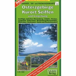 Fahrradkarten|Wanderkarten Und Winterkarten^OSTERZGEBIRGE. KURORT SEIFFEN UND UMGEBU - Wanderkarte