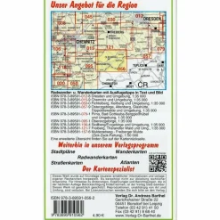 Fahrradkarten|Wanderkarten Und Winterkarten^OSTERZGEBIRGE. KURORT SEIFFEN UND UMGEBU - Wanderkarte