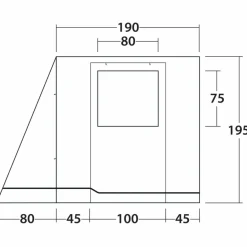Clearance BACKROADS AWNING ROOM - Busvorzelt Autodachzelte Und Dachträger