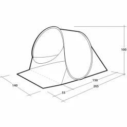 Discount EASTBOURNE BEACH SHELTER - Strandmuschel Strandmuscheln