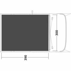 Online UNTERLAGE FLAGSTAFF / NASHVILLE / MONTEREY 5 AIR - Zeltplane Zeltzubehör