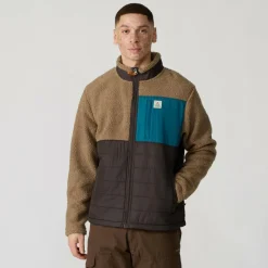 Herren Passenger Clothing Pullover Und Fleecepullover|Outdoorjacken^BORN EXPLORER RECYCLED POLAR-LINED SHERPA FLEECE Herren - Fleecejacke