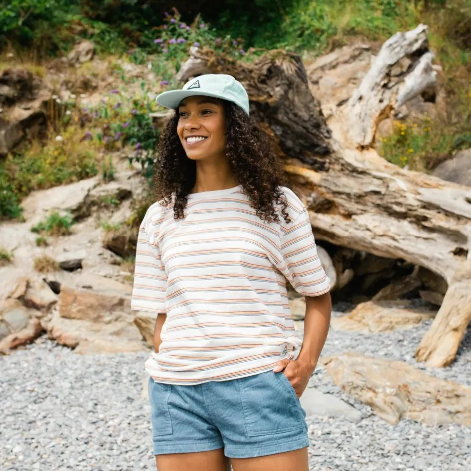 Damen Passenger Clothing Shirts Und Tops^RETRO VIBES ORGANIC COTTON T-SHIRT Damen - T-Shirt