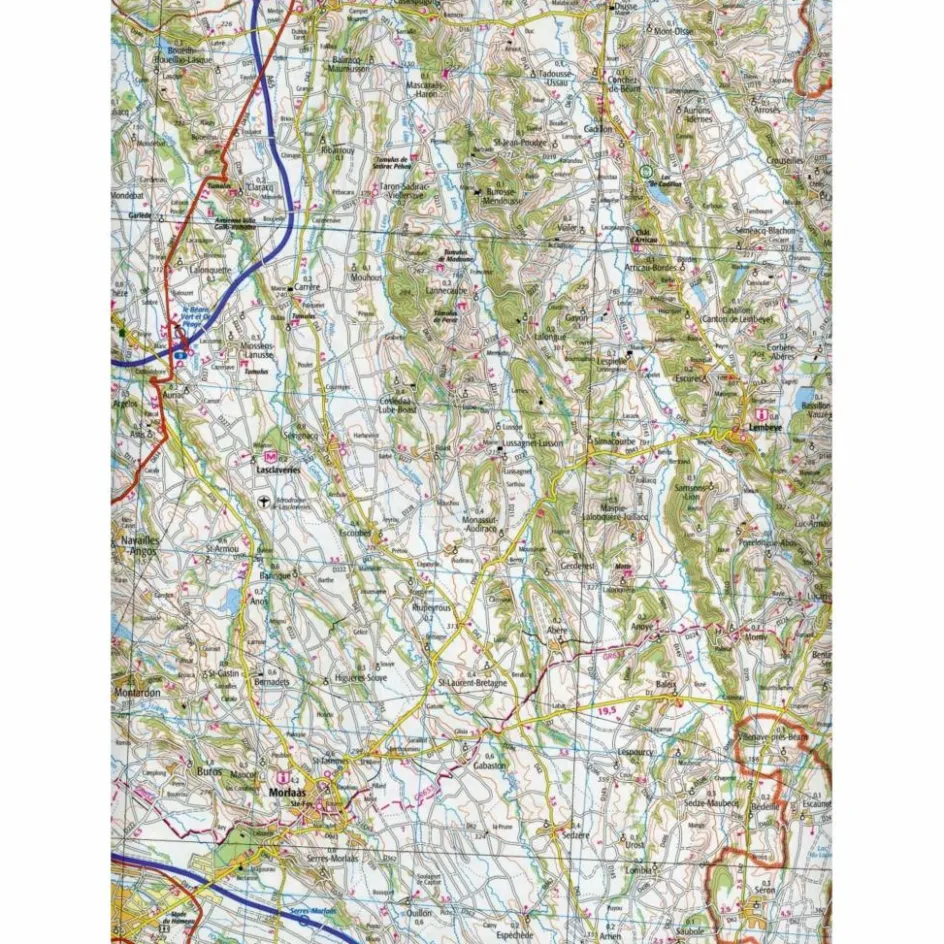 Best PAU.AUCH.MONT-DE-MARSAN 1:100 000 - Wanderkarte Wanderkarten Und Winterkarten|Wanderkarten Und Winterkarten