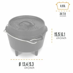 Petromax Campingtöpfe Und Campinggeschirr^FEUERTOPF FT1 - Kochtopf