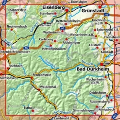 Wanderkarten Und Winterkarten|Wanderkarten Und Winterkarten^PFÄLZERWALD 4 - Wanderkarte
