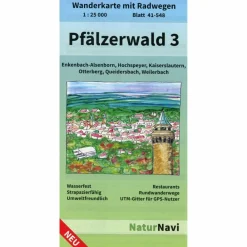Discount PFÄLZERWALD 3. BLATT 41-548, 1 : 25 000 - Wanderkarte Wanderkarten Und Winterkarten|Wanderkarten Und Winterkarten
