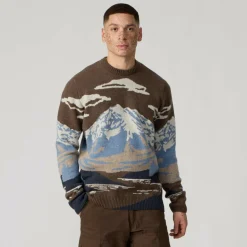 Herren Picture Organic Clothing Pullover Und Fleecepullover^GIBOW KNIT SWEATER Herren - Wollpullover