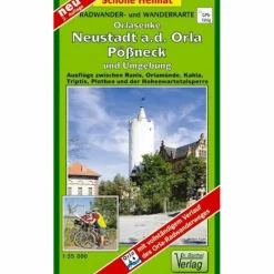 Hot PÖßNECK, NEUSTADT AN DER ORLA UND UMGEBU - Wanderkarte Fahrradkarten|Wanderkarten Und Winterkarten
