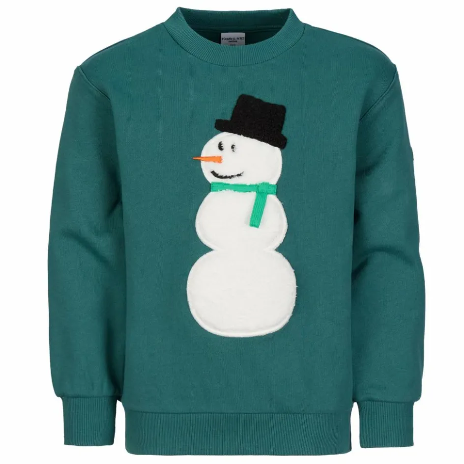 Kinder POLARN O. PYRET Kinder Fleecejacken Und Kinderpullover^BOIL - SNOWMAN SWEATERS APPLICATION Kinder - Sweatshirt