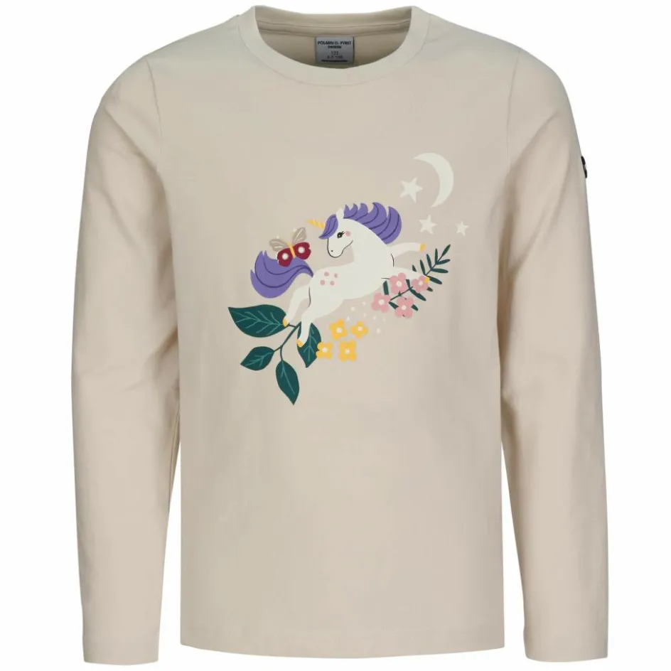 Kinder POLARN O. PYRET Kinder T-Shirts^CLIMBER - UNICORN TOPS L/S PRINTED Kinder - Langarmshirt