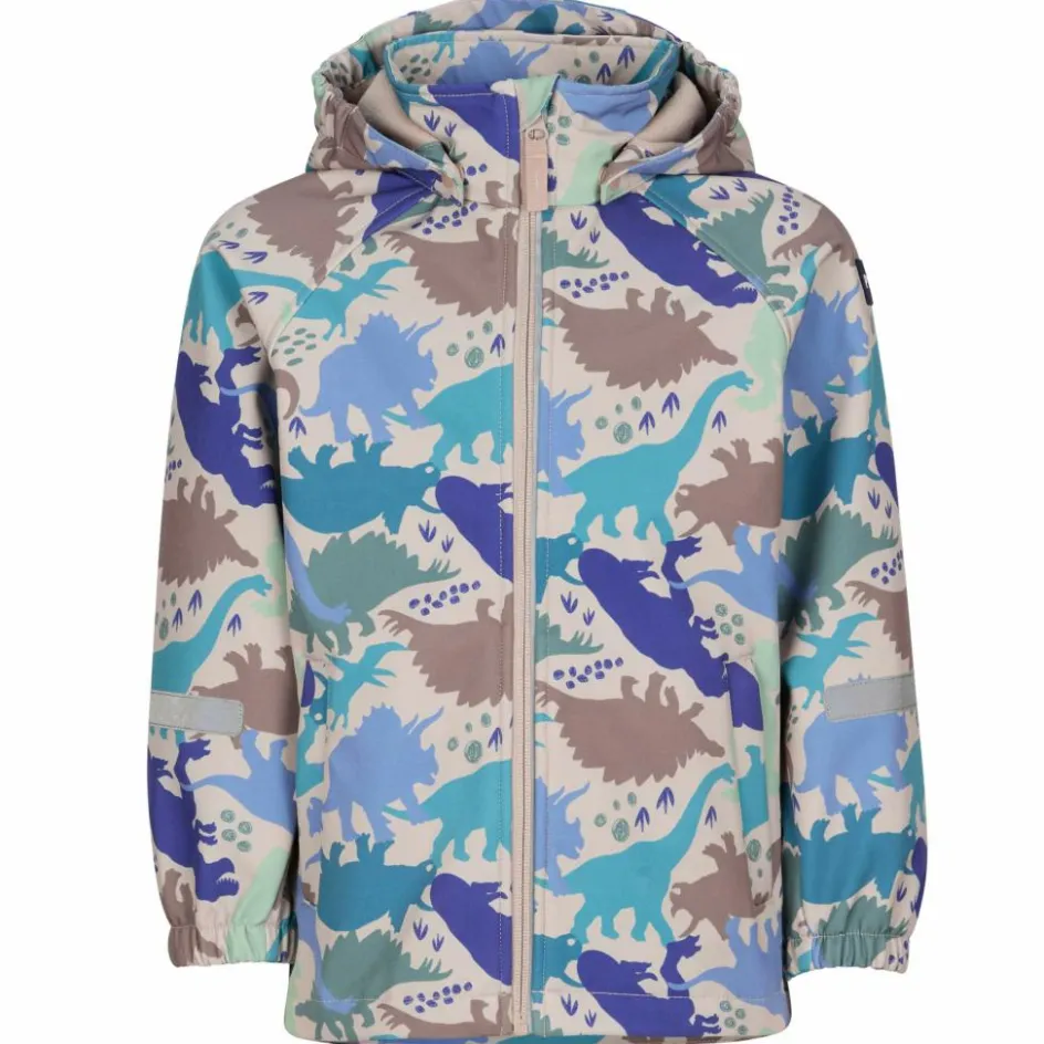 Kinder POLARN O. PYRET Kinderjacken^FOGGY JACKET SOFTSHELL AOP Kinder - Softshelljacke