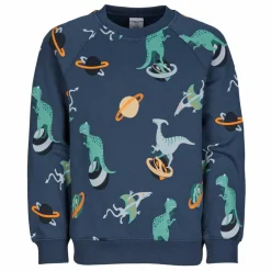 Kinder POLARN O. PYRET Kinder Fleecejacken Und Kinderpullover^RUN - DINOSAURS SWEATERS AOP Kinder - Sweatshirt