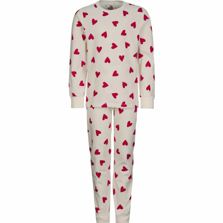 Clearance SLEEP - HEARTBEAT PYJAMAS SET AOP Kinder - Funktionsunterwäsche Kinder Kinder Funktionsunterwäsche