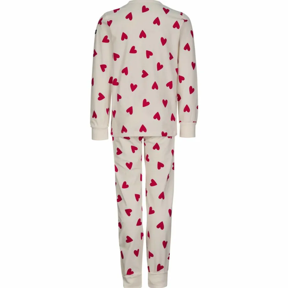Clearance SLEEP - HEARTBEAT PYJAMAS SET AOP Kinder - Funktionsunterwäsche Kinder Kinder Funktionsunterwäsche