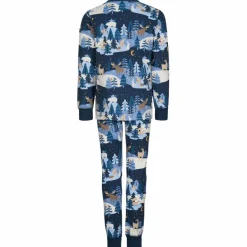 Kinder POLARN O. PYRET Kinder Funktionsunterwäsche^SLEEP - WINTERLAND PYJAMAS SET AOP Kinder - Funktionsunterwäsche