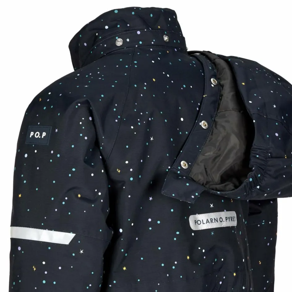 Kinder POLARN O. PYRET Kinderoveralls^SNOWY PADDED SUIT AOP Kinder - Schneeanzug