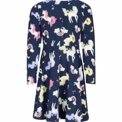 Kinder POLARN O. PYRET Kinderkleider Und Kinderröcke^SPIN - UNICORNS DRESS AOP Kinder - Kleid