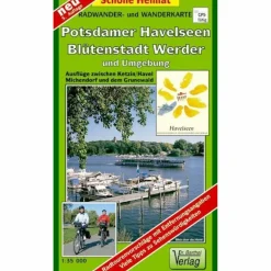 Fahrradkarten|Wanderkarten Und Winterkarten^POTSDAMER HAVELSEEN, BLÜTENSTADT WERDER - Wanderkarte