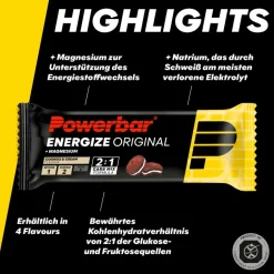 PowerBar Verpflegung^PB ENERGIZE ORIG. COOKIES&CREAM (55GX15) PACKAGE - Energieriegel