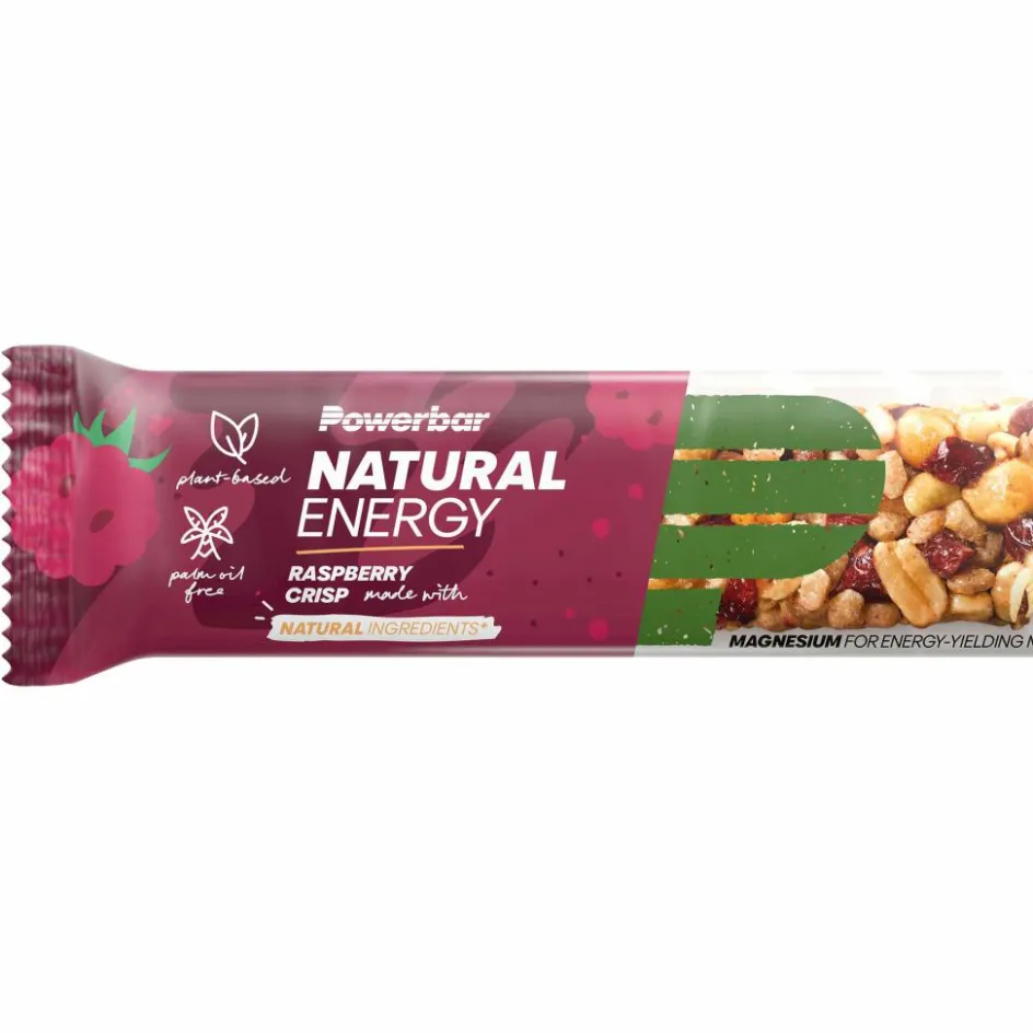 PowerBar Verpflegung^PB NATURAL ENERGY RASPB CRISP (40GX18) PACKAGE - Müsliriegel