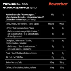 PowerBar Verpflegung^PB POWERGEL FRUIT MANGO PASSIONFR (41GX24) PACKAGE - Energiedrink