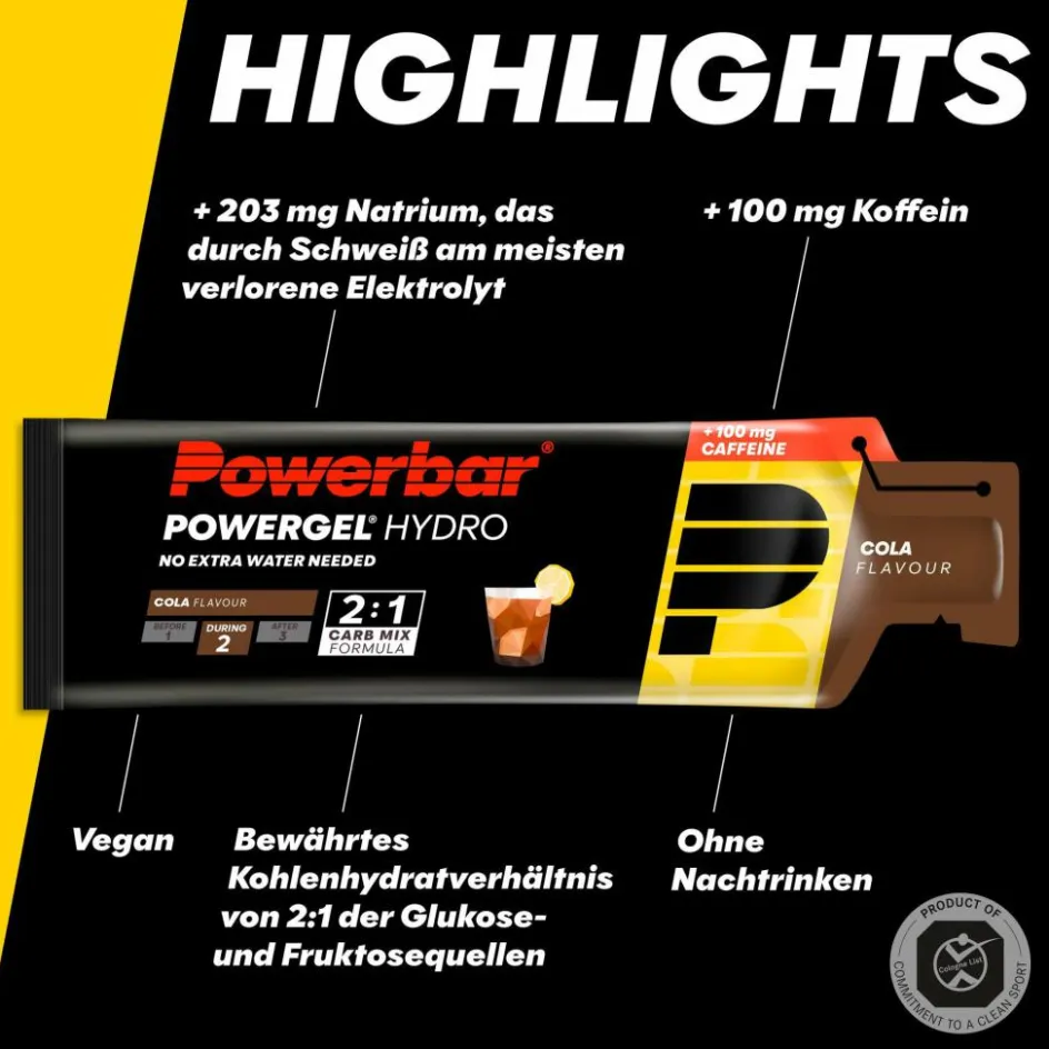 PowerBar Verpflegung^PB POWERGEL HYDRO (67MLX24) PACKAGE - Energiedrink