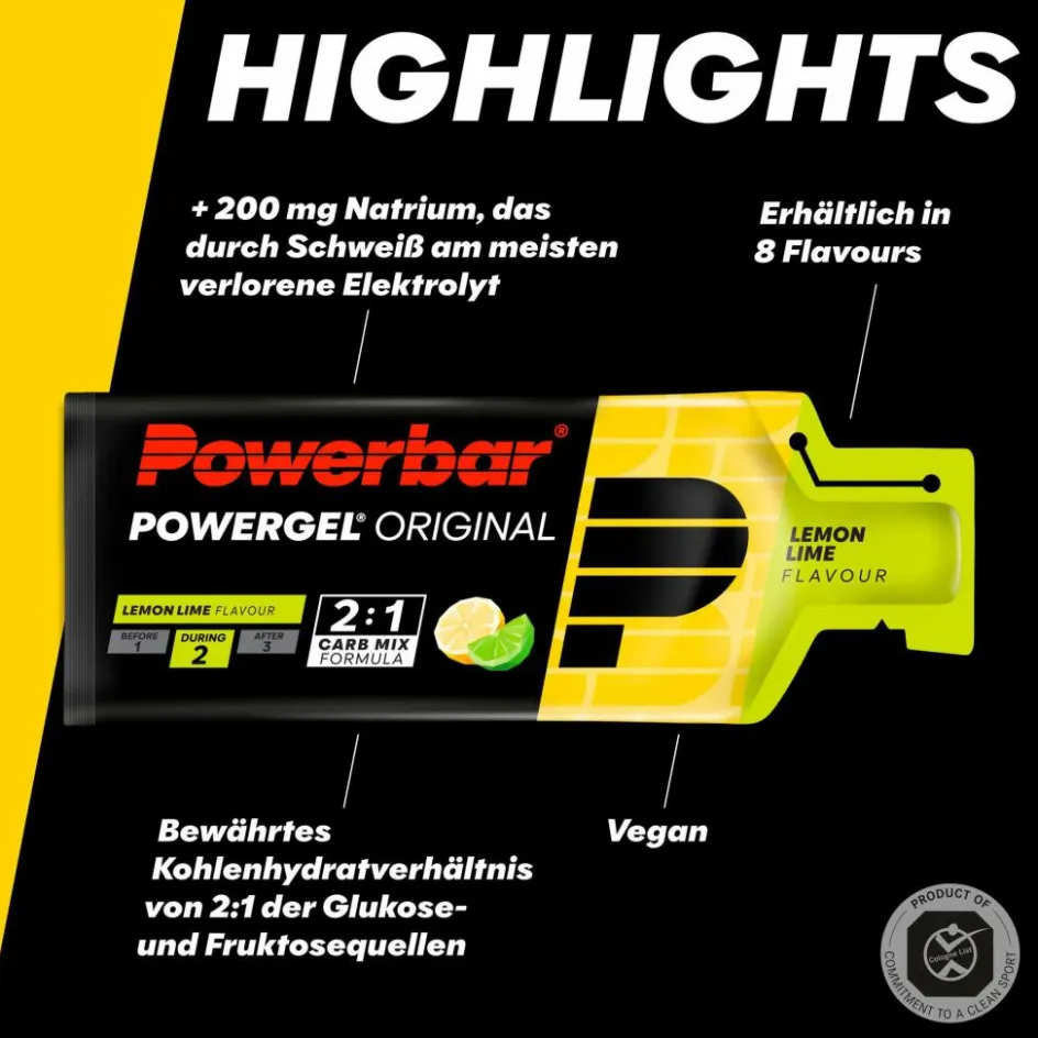 PowerBar Verpflegung^PB POWERGEL ORIG. (41GX24) PACKAGE - Energiedrink