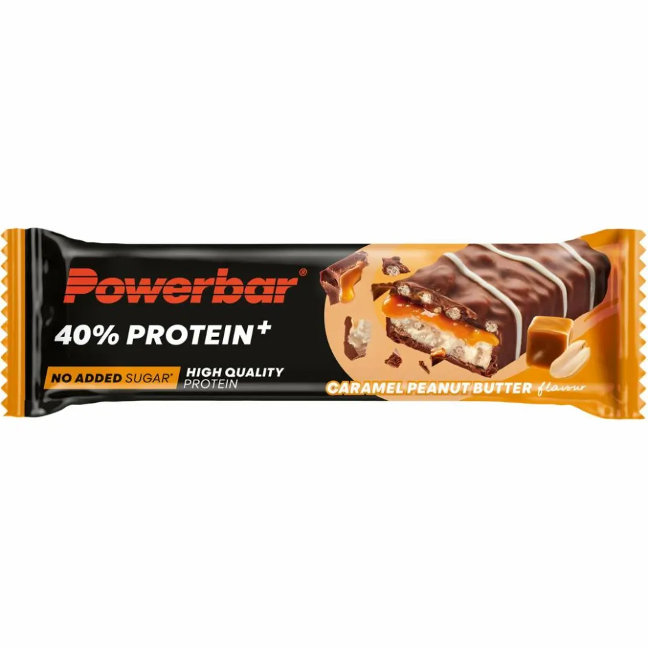 PowerBar Verpflegung^PB PROTEIN 40% CRISP LS CARAM PEANUTBUTTER (40GX12) PACKAGE - Energieriegel