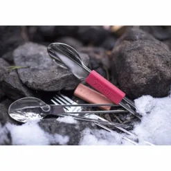 New LEISURE CUTLERY MELON PINK - Campingbesteck Campingtöpfe Und Campinggeschirr