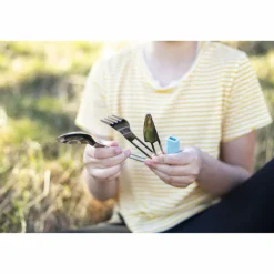 Clearance LEISURE CUTLERY PALE BLUE - Campingbesteck Campingtöpfe Und Campinggeschirr