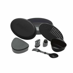 New MEAL SET BLACK - Campinggeschirr Campingtöpfe Und Campinggeschirr