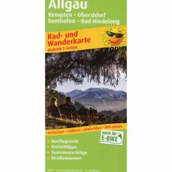 New ALLGÄU 1:50.000 - Wanderkarte Fahrradkarten|Wanderkarten Und Winterkarten