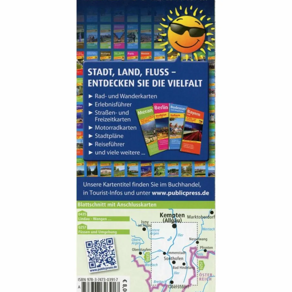 New ALLGÄU 1:50.000 - Wanderkarte Fahrradkarten|Wanderkarten Und Winterkarten