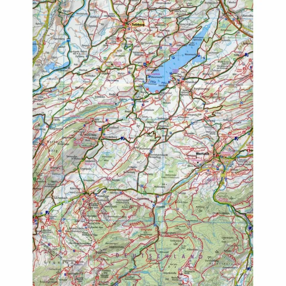 New ALLGÄU 1:50.000 - Wanderkarte Fahrradkarten|Wanderkarten Und Winterkarten