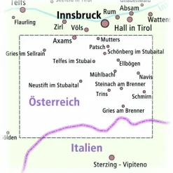 Fahrradkarten|Wanderkarten Und Winterkarten^PUBLICPRESS STUBAIER ALPEN 1:35.000 - Wanderkarte