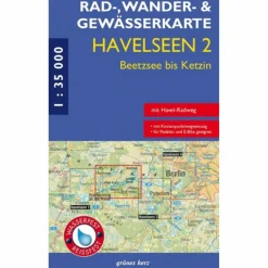 Fahrradkarten|Gewässerkarten^RAD-, WANDER- UND GEWÄSSERKARTE HAVELSEEN 2